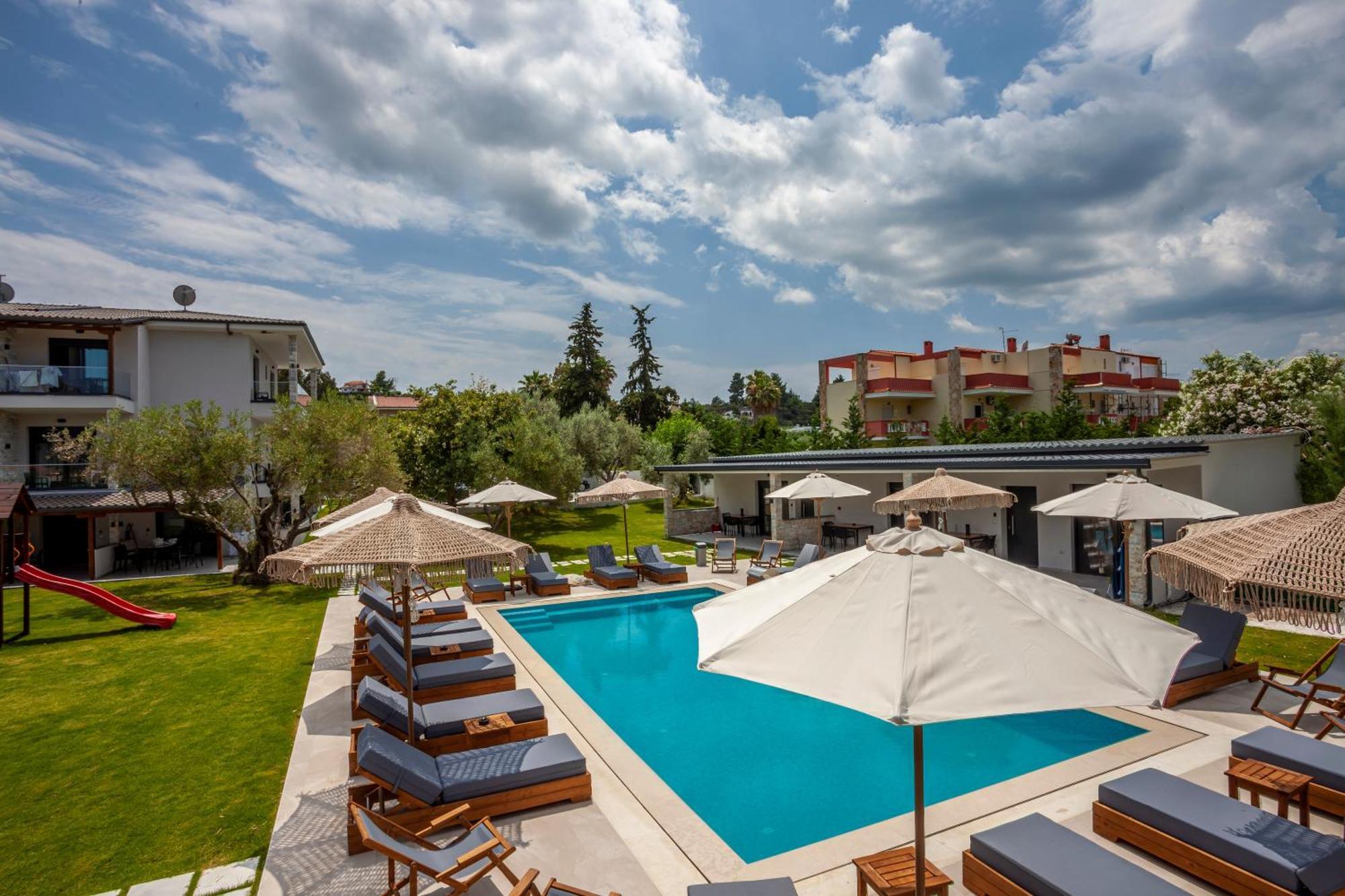 Olia seaside residence Pefkochori Exterior foto