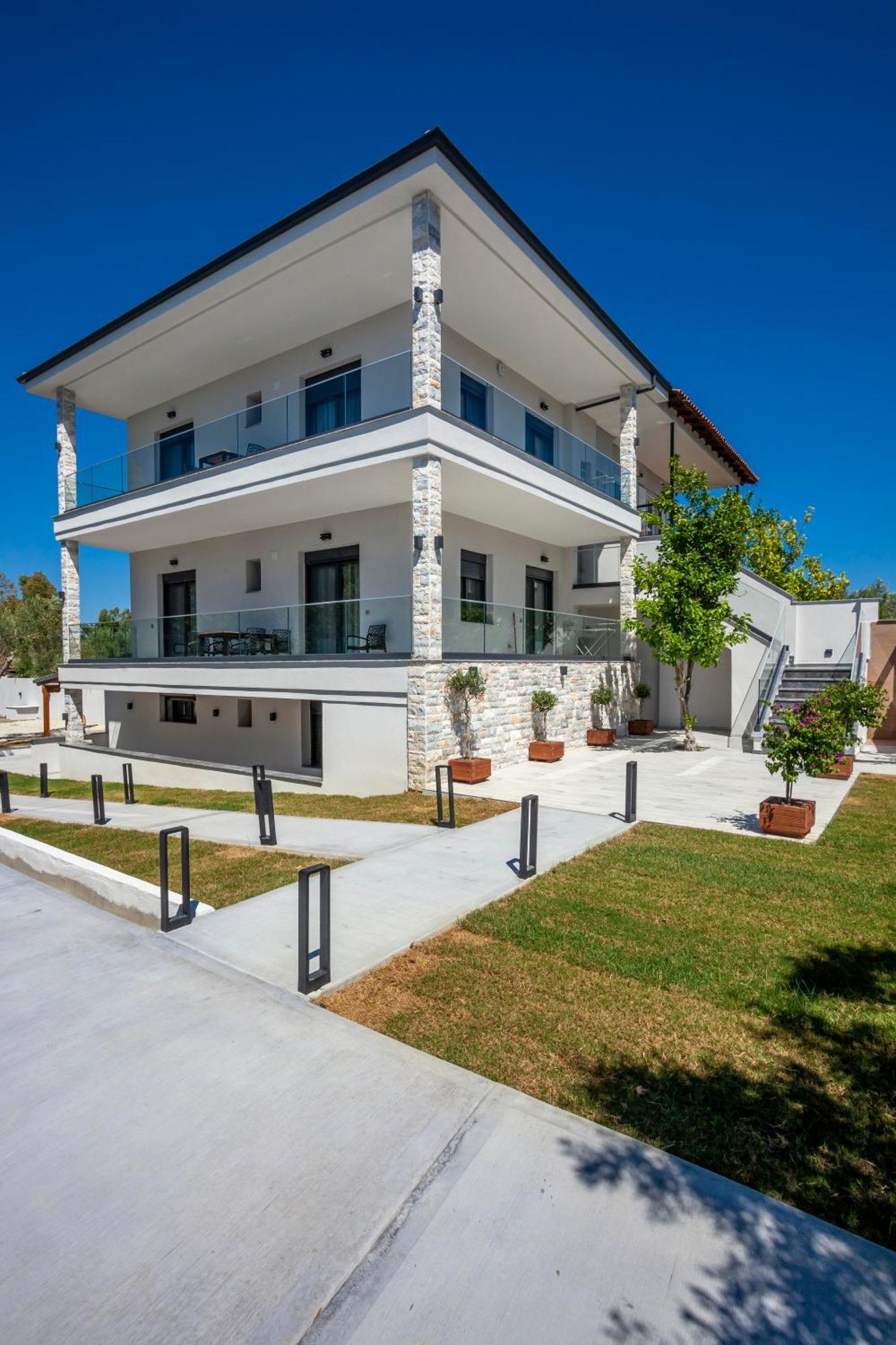 Olia seaside residence Pefkochori Exterior foto