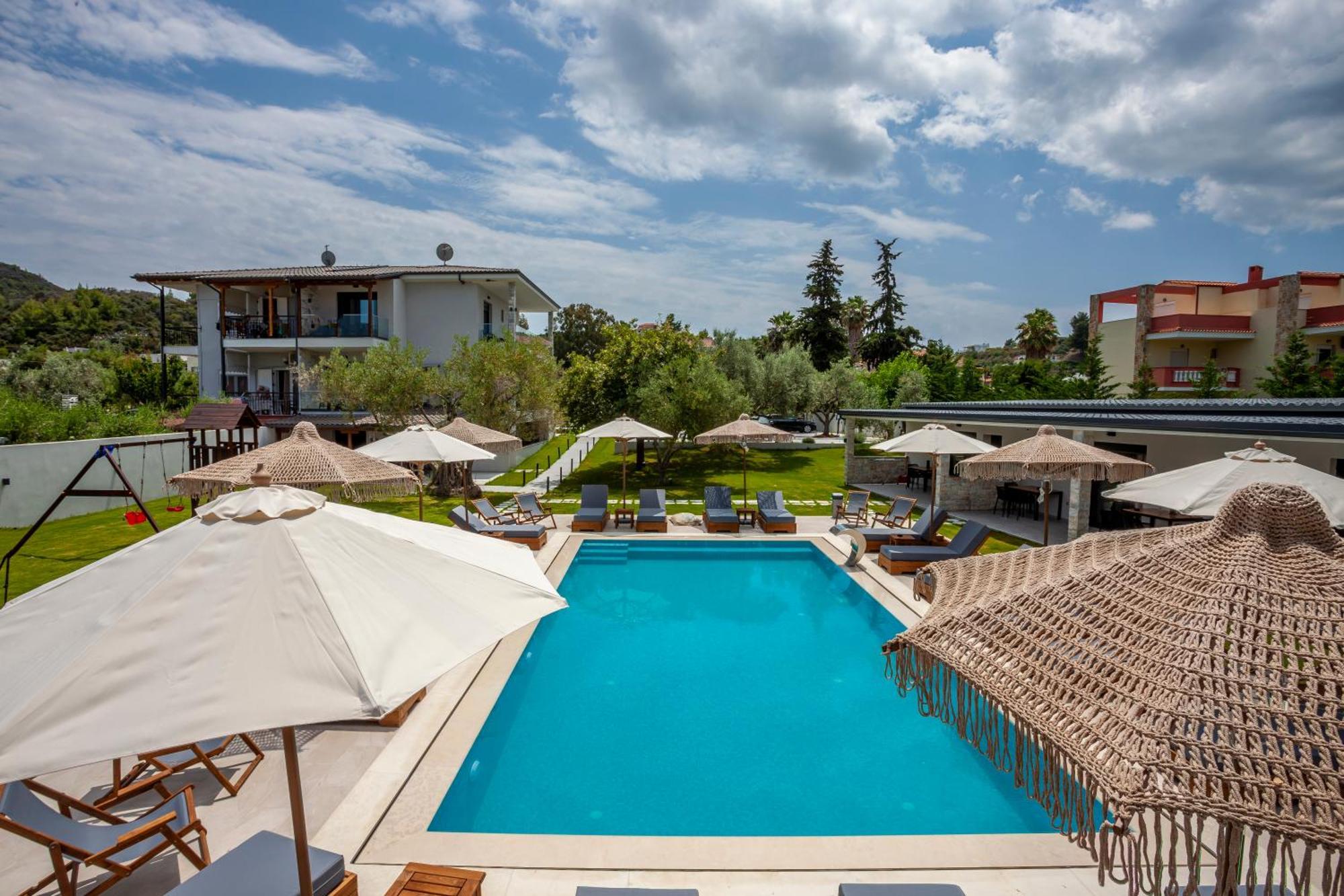 Olia seaside residence Pefkochori Exterior foto