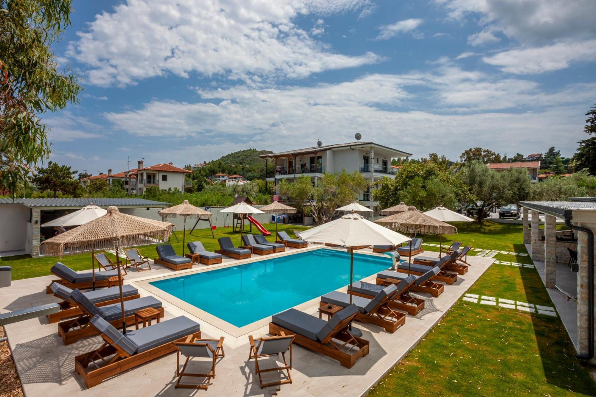 Olia seaside residence Pefkochori Exterior foto