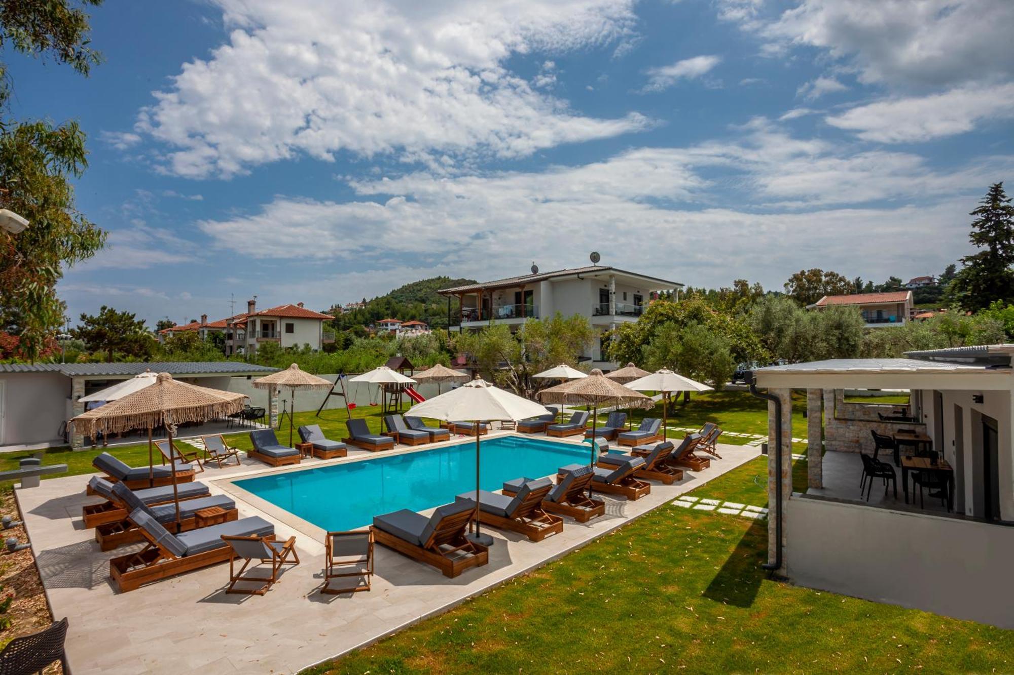 Olia seaside residence Pefkochori Exterior foto