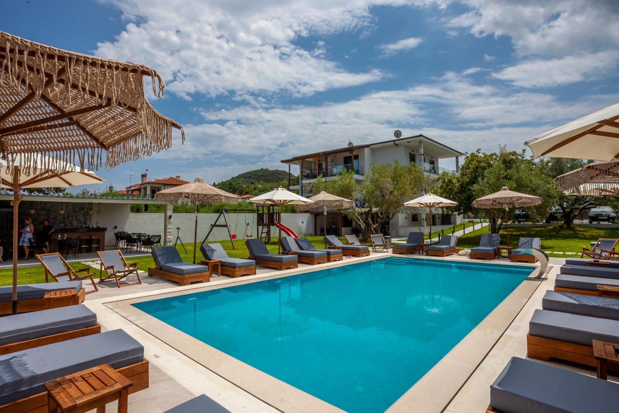 Olia seaside residence Pefkochori Exterior foto