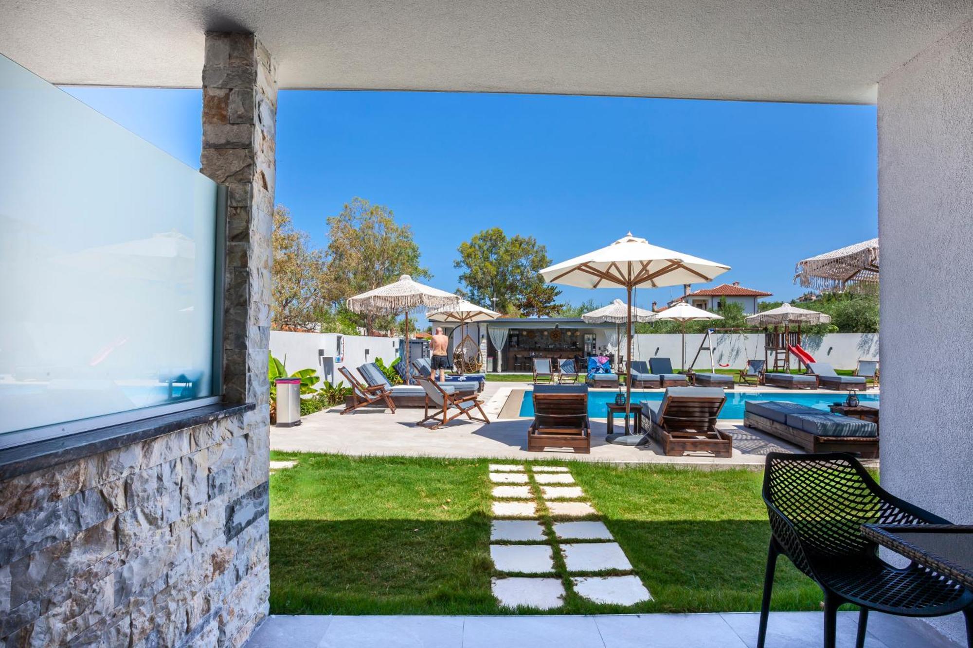Olia seaside residence Pefkochori Exterior foto